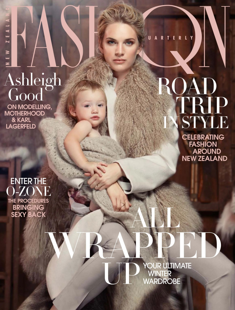Ashley Good featured on the Fashion Quarterly cover from December 2016
