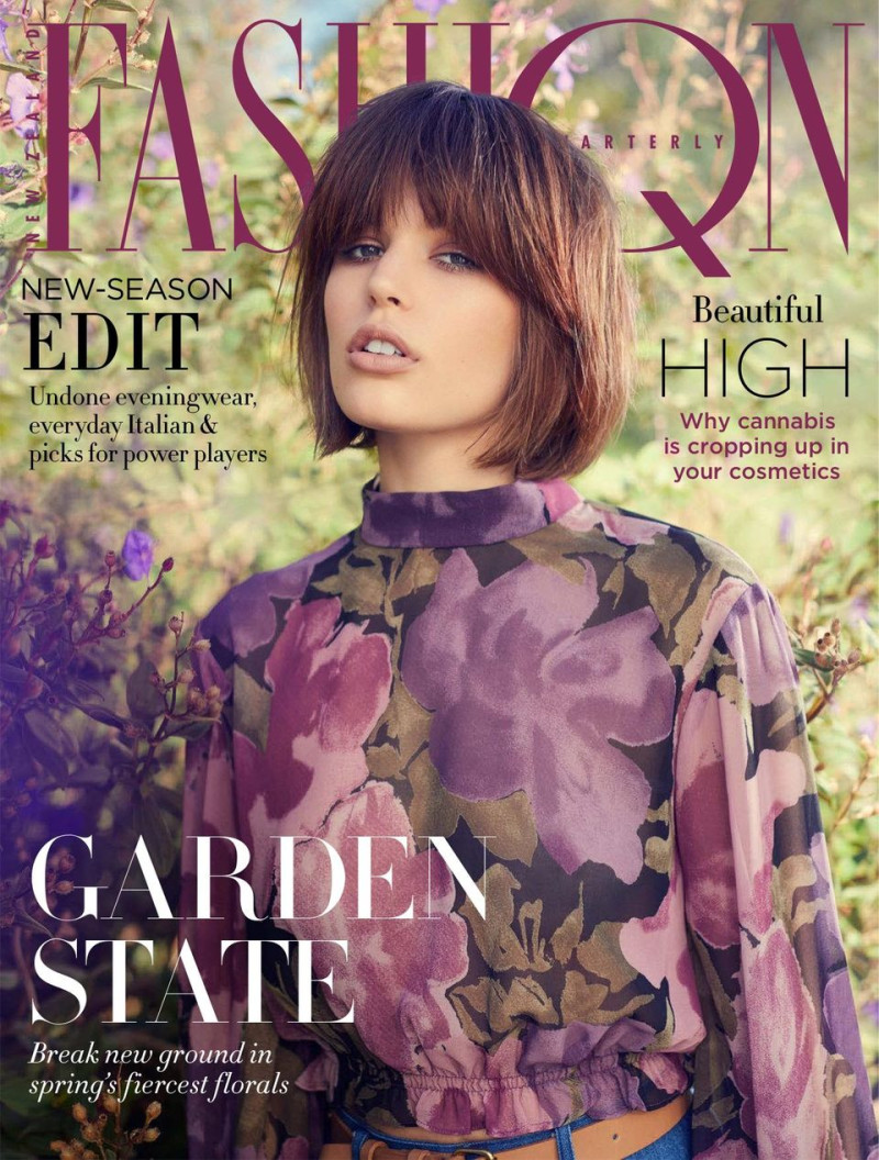  featured on the Fashion Quarterly cover from March 2017