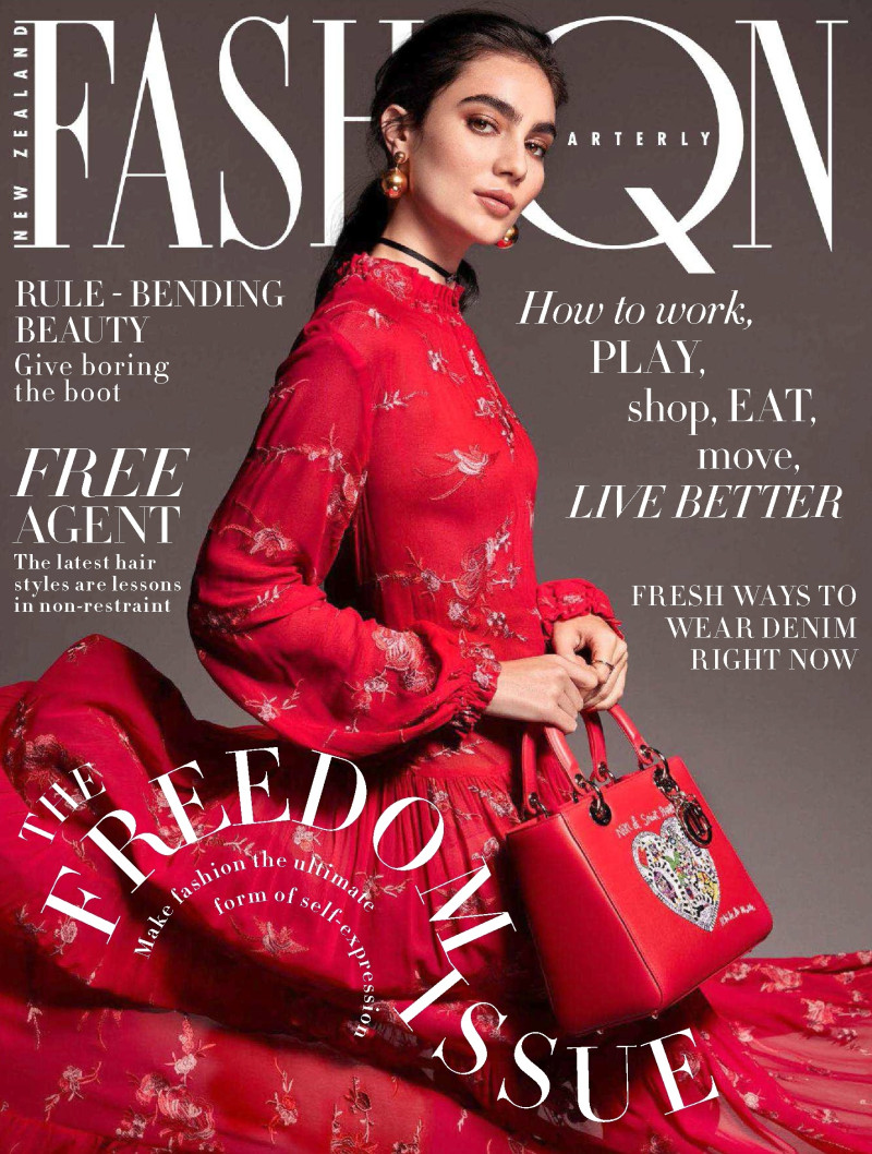  featured on the Fashion Quarterly cover from December 2018