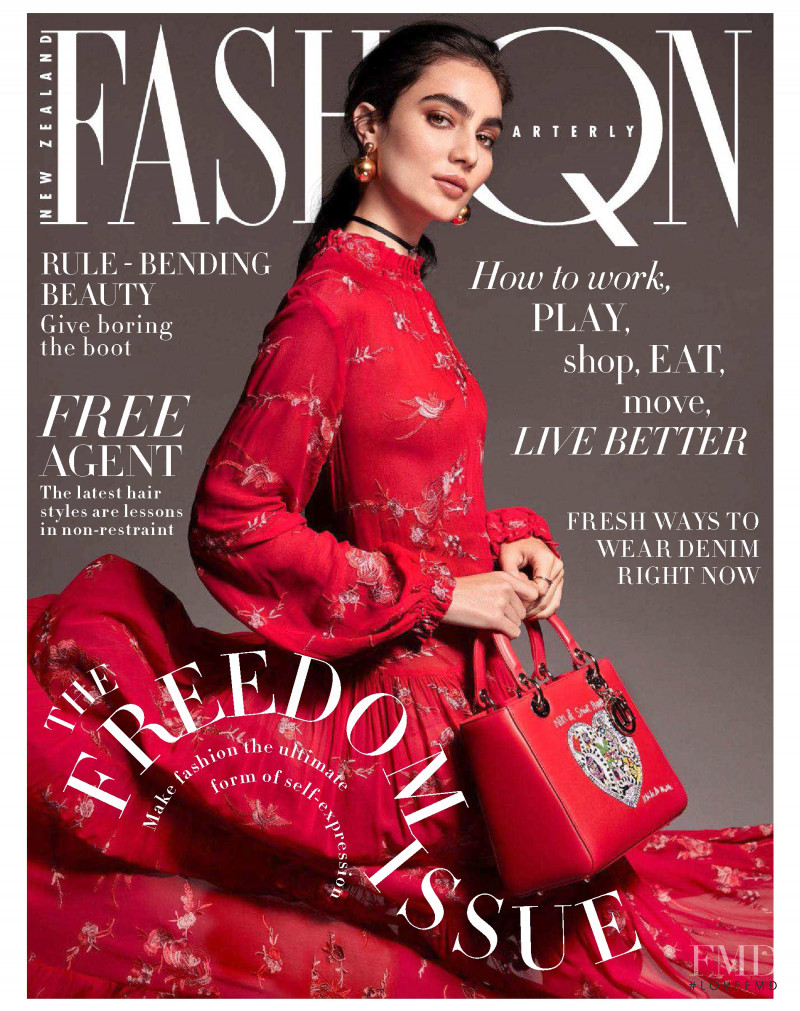  featured on the Fashion Quarterly cover from June 2018