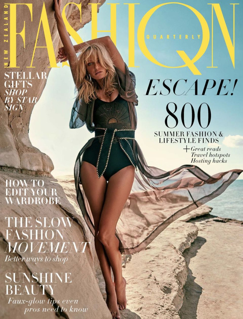  featured on the Fashion Quarterly cover from June 2018