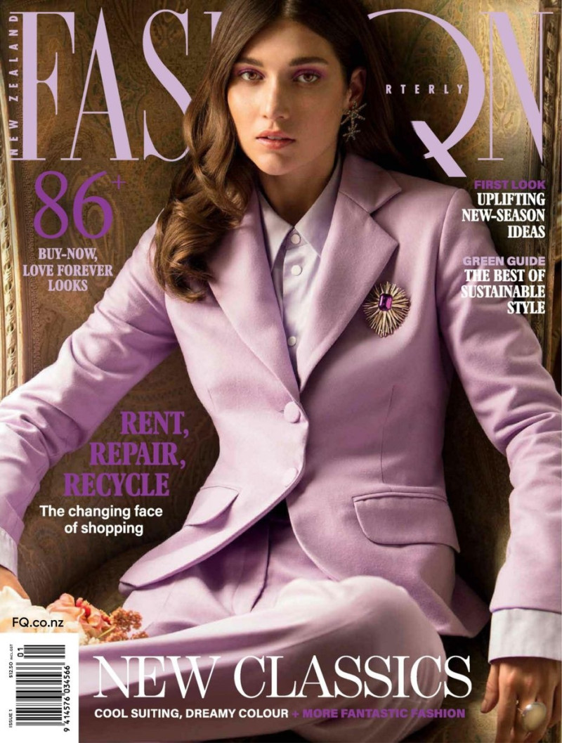  featured on the Fashion Quarterly cover from September 2020