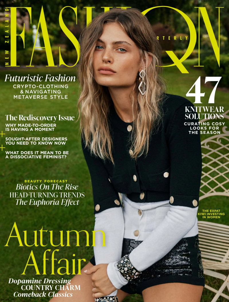 Shenise Breslin featured on the Fashion Quarterly cover from September 2022