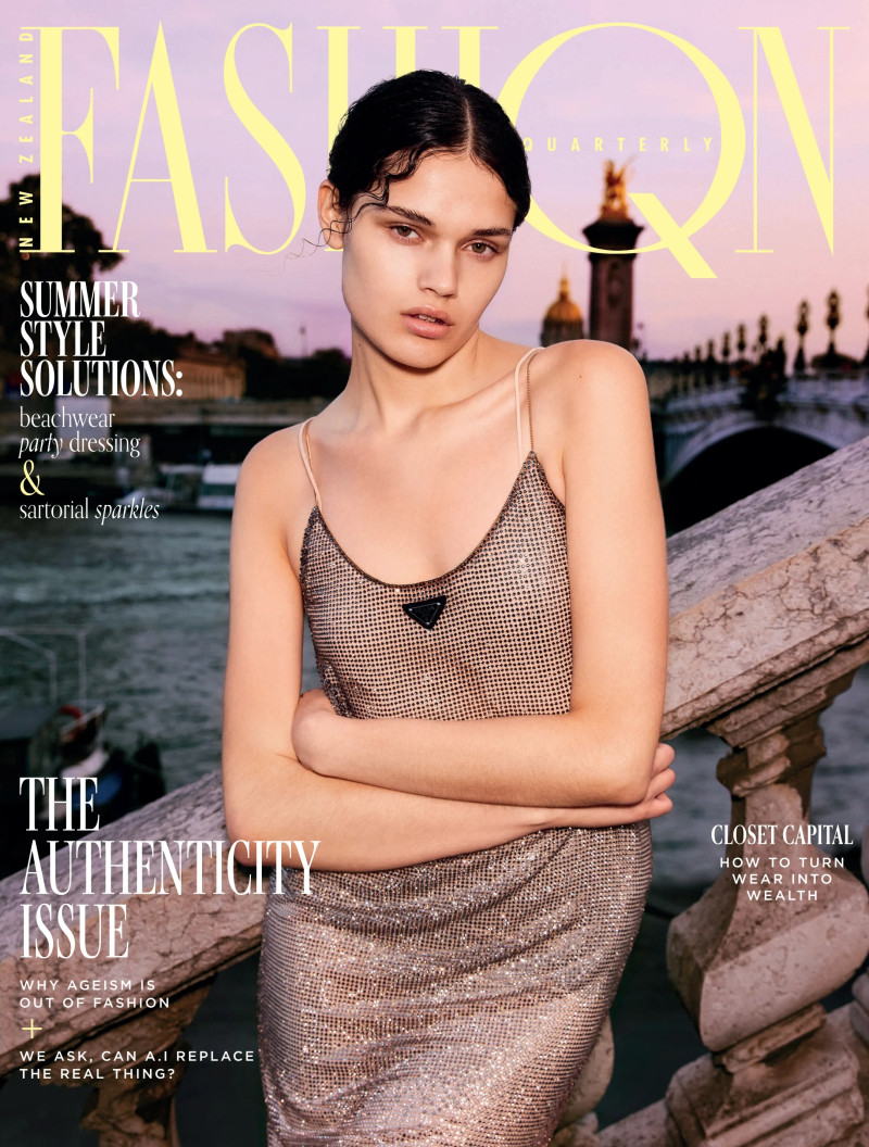 Lucy Rosiek featured on the Fashion Quarterly cover from June 2024