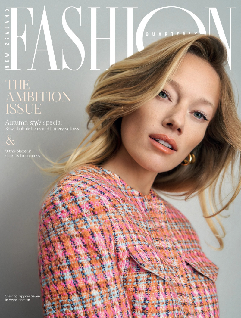 Zippora Seven featured on the Fashion Quarterly cover from September 2024