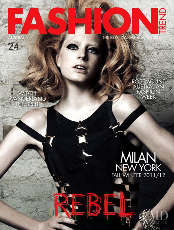Quinta Witzel featured on the FASHION TREND Australia cover from June 2011