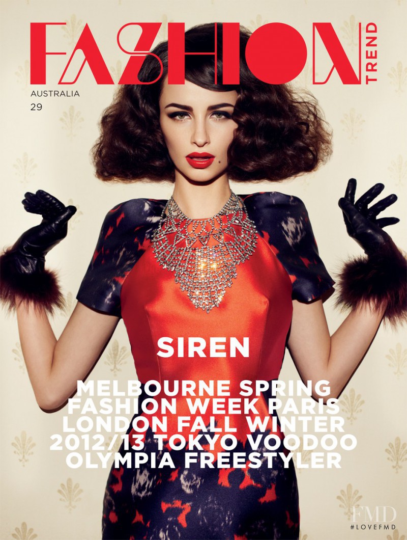  featured on the FASHION TREND Australia cover from October 2012