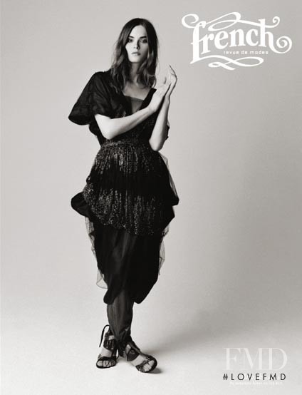 Anouck Lepère featured on the French Revue De Modes cover from October 2002