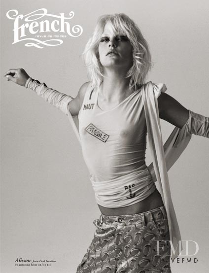 Alison Renner featured on the French Revue De Modes cover from October 2002