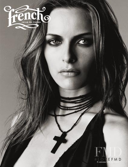 Rie Rasmussen featured on the French Revue De Modes cover from October 2002