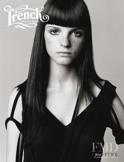 Jeisa Chiminazzo featured on the French Revue De Modes cover from October 2002