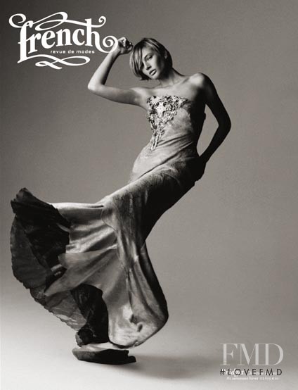 Bridget Hall featured on the French Revue De Modes cover from October 2002