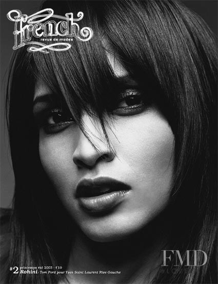 Rohini Tiwari featured on the French Revue De Modes cover from March 2003