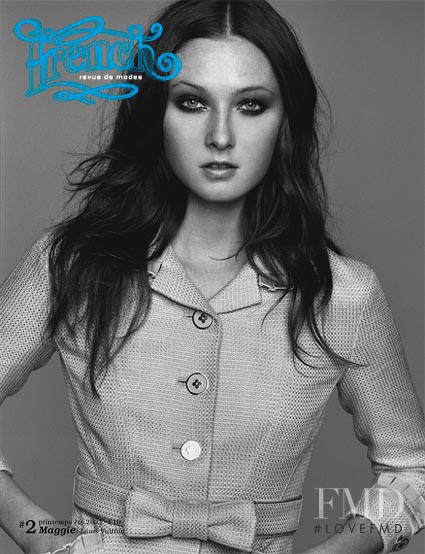 Maggie Rizer featured on the French Revue De Modes cover from March 2003