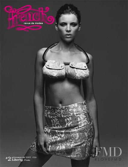 Liberty Ross featured on the French Revue De Modes cover from March 2003