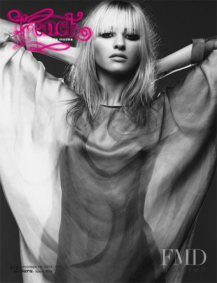 Sara Ziff featured on the French Revue De Modes cover from March 2003