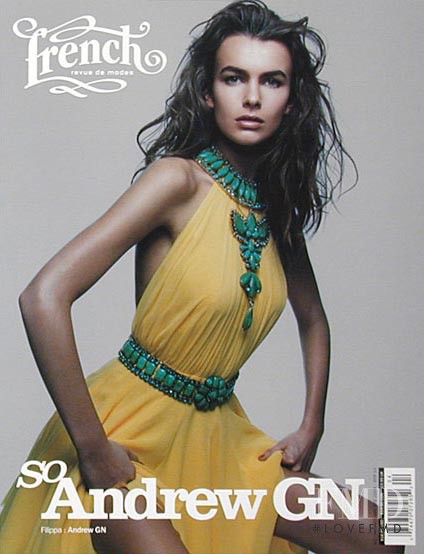 Filippa Hamilton featured on the French Revue De Modes cover from March 2004