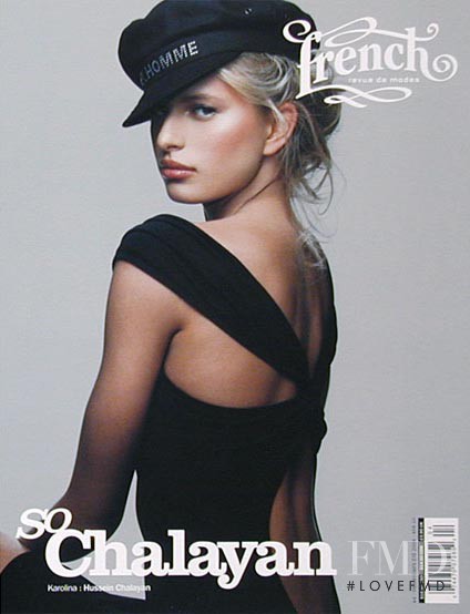 Karolina Kurkova featured on the French Revue De Modes cover from March 2004
