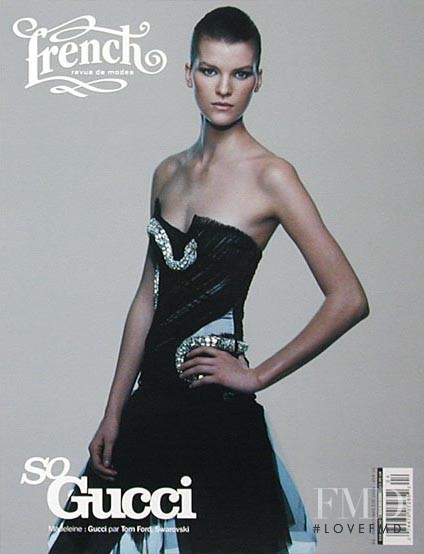 Madeleine Blomberg featured on the French Revue De Modes cover from March 2004