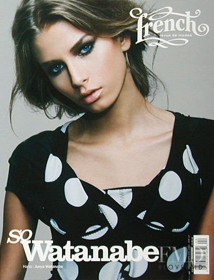 Hana Soukupova featured on the French Revue De Modes cover from March 2004