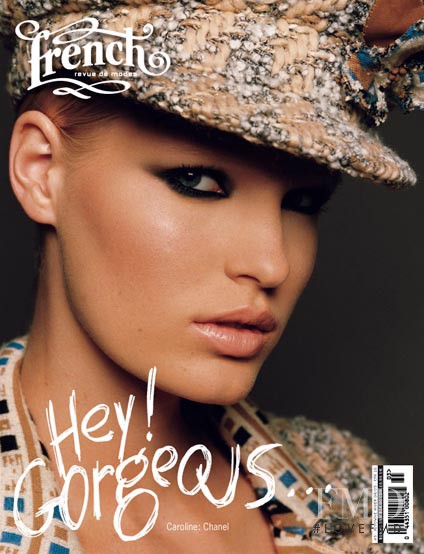 Caroline Winberg featured on the French Revue De Modes cover from September 2004