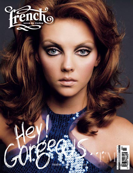 Heather Marks featured on the French Revue De Modes cover from September 2004