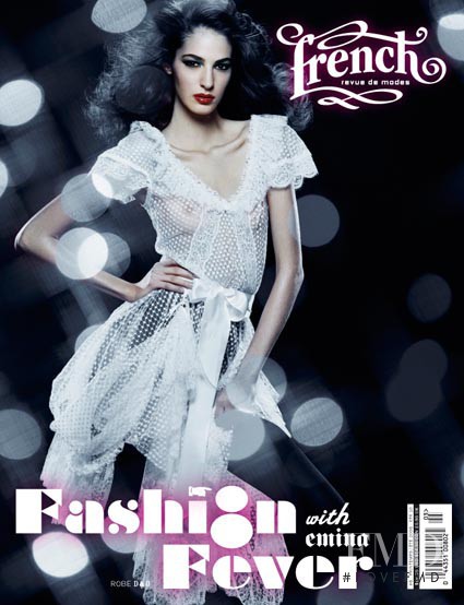 Emina Cunmulaj featured on the French Revue De Modes cover from March 2006