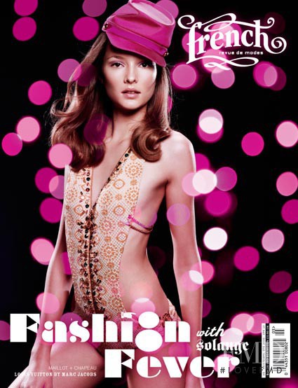 Solange Wilvert featured on the French Revue De Modes cover from March 2006