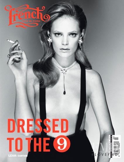 Leah de Wavrin featured on the French Revue De Modes cover from September 2006