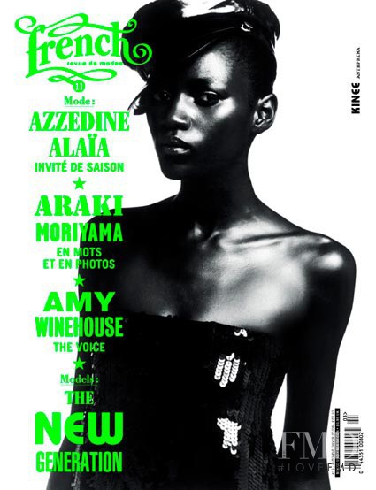 Kinee Diouf featured on the French Revue De Modes cover from September 2007