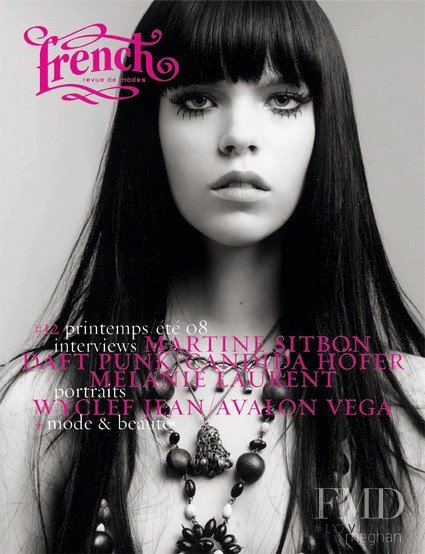 Meghan Collison featured on the French Revue De Modes cover from March 2008