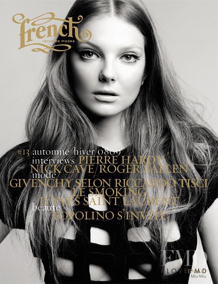 Eniko Mihalik featured on the French Revue De Modes cover from September 2008