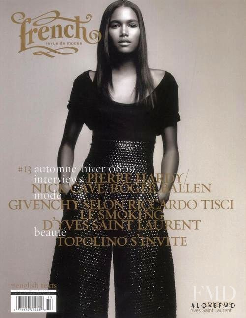 Arlenis Sosa featured on the French Revue De Modes cover from September 2008