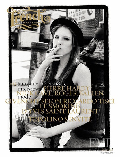 Polina Sova featured on the French Revue De Modes cover from September 2008