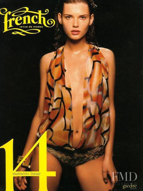 Giedre Dukauskaite featured on the French Revue De Modes cover from March 2009
