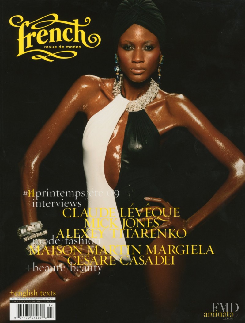 Aminata Niaria featured on the French Revue De Modes cover from March 2009