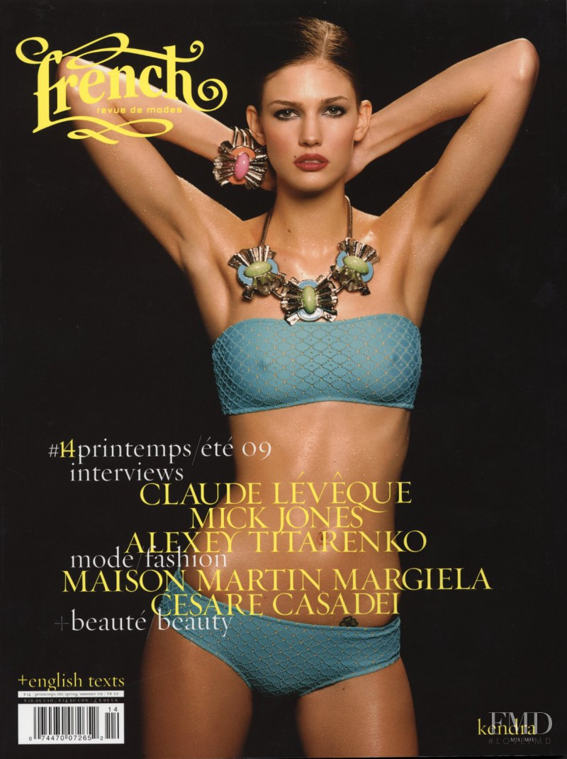 Kendra Spears featured on the French Revue De Modes cover from March 2009