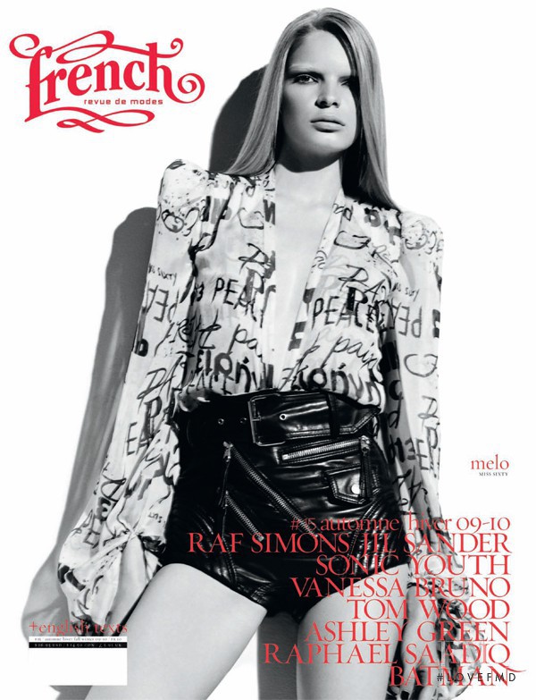 Melodie Dagault featured on the French Revue De Modes cover from September 2009