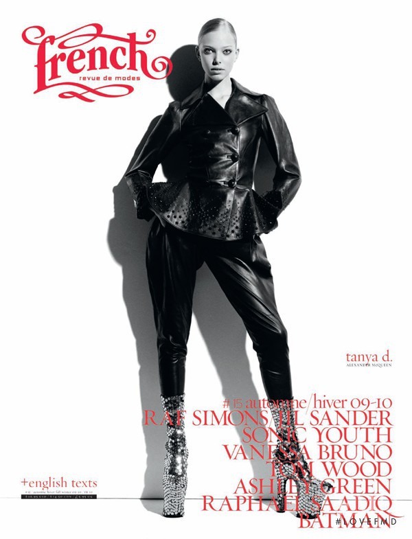 Tanya Dyagileva featured on the French Revue De Modes cover from September 2009