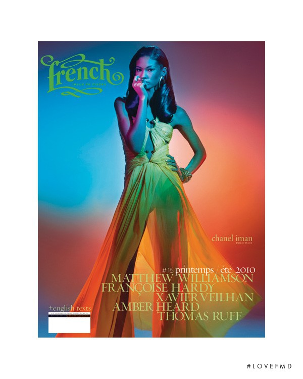 Chanel Iman featured on the French Revue De Modes cover from March 2010