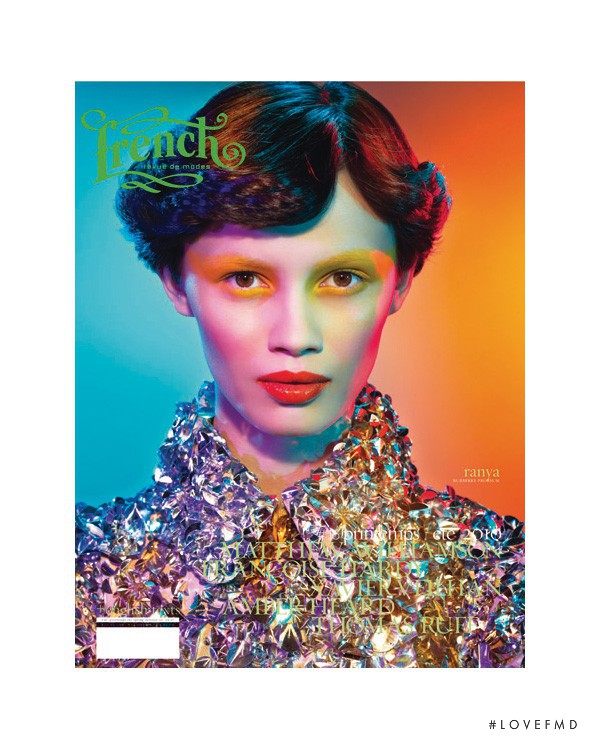 Ranya Mordanova featured on the French Revue De Modes cover from March 2010