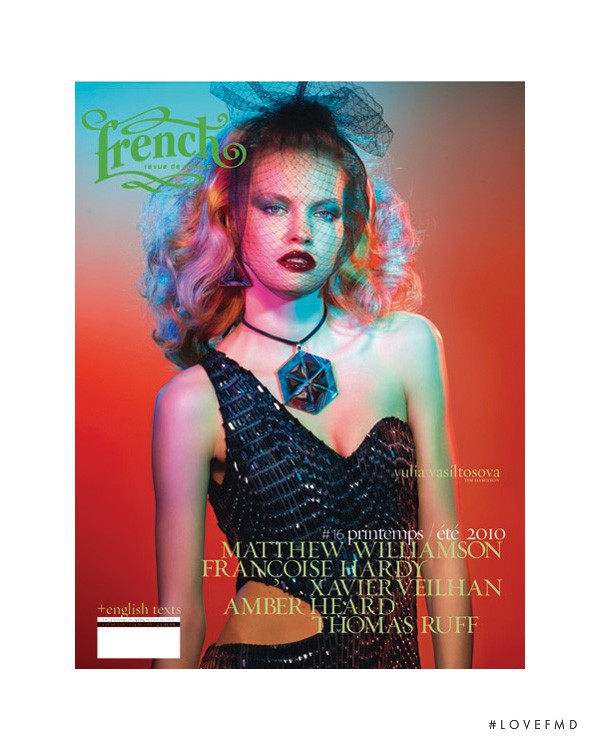 Yulia Vasiltsova featured on the French Revue De Modes cover from March 2010