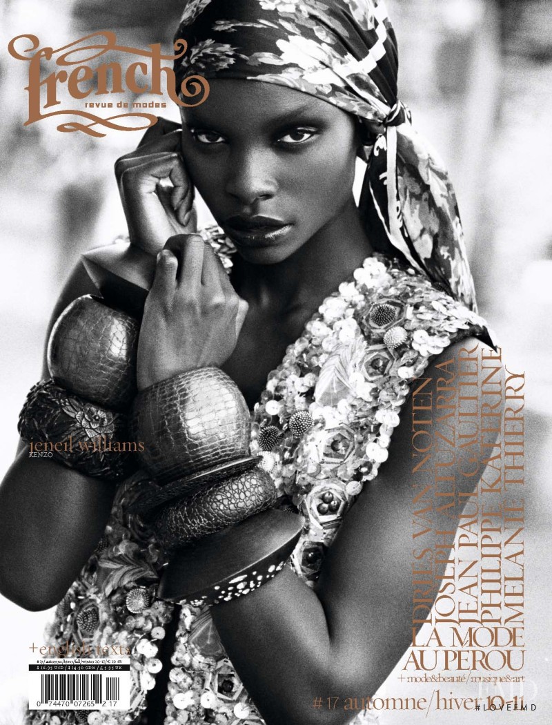 Jeneil Williams featured on the French Revue De Modes cover from September 2010
