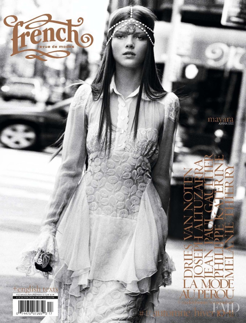 Mayara Rubik featured on the French Revue De Modes cover from September 2010