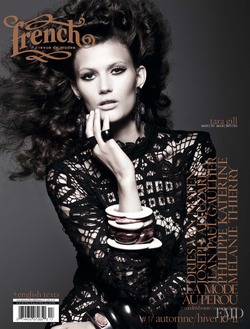 Tara Gill featured on the French Revue De Modes cover from September 2010