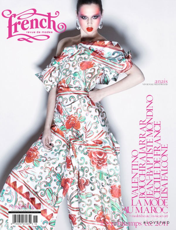 Anais Pouliot featured on the French Revue De Modes cover from March 2011