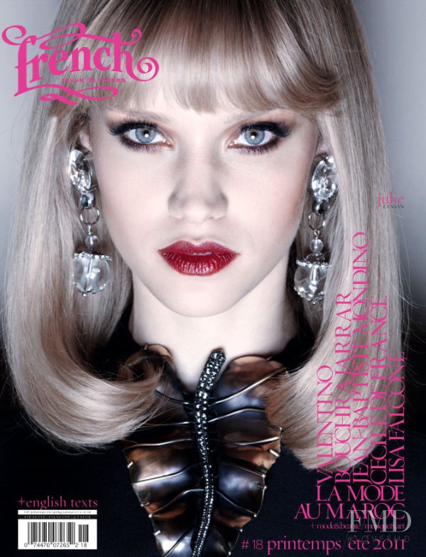 Julie Ordon featured on the French Revue De Modes cover from March 2011
