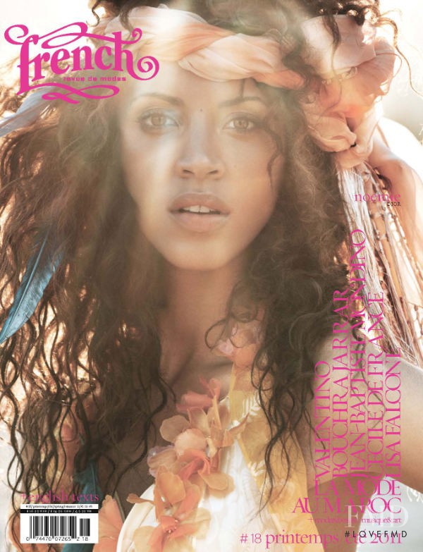 Noemie Lenoir featured on the French Revue De Modes cover from March 2011