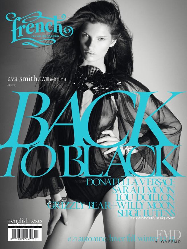 Ava Smith featured on the French Revue De Modes cover from September 2012
