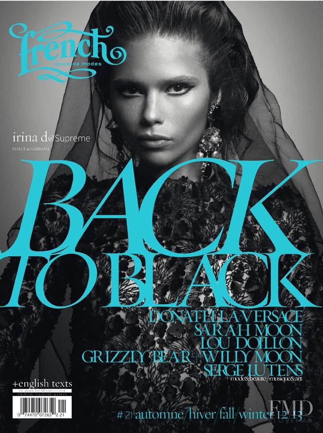 Irina Denisova featured on the French Revue De Modes cover from September 2012